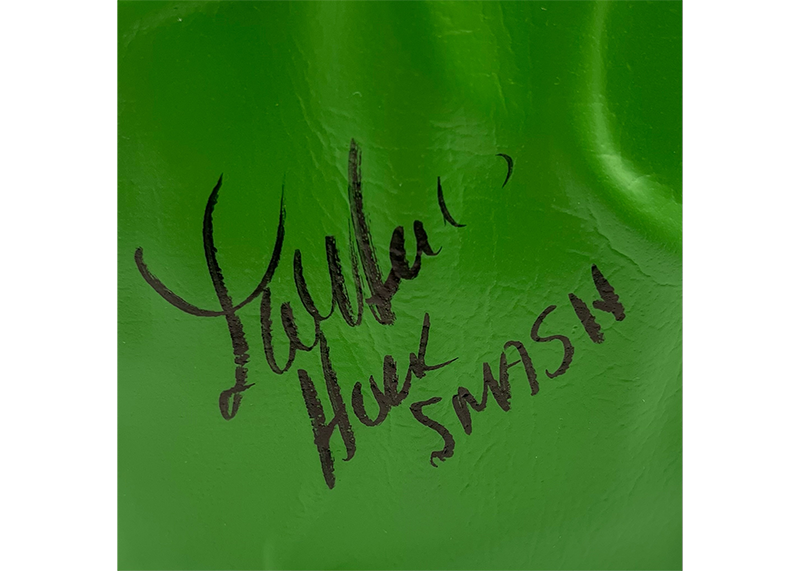 Lou Ferrigno Autograph Hulk Fist JSA Hulk Smash Inscription