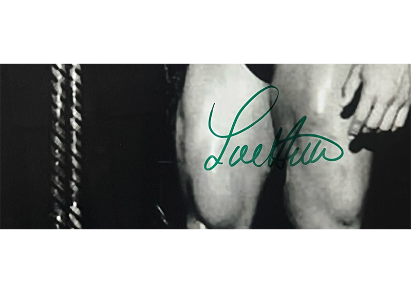 Lou Ferrigno Signed 11x14 Photo With Arnold Schwarzenegger JSA
