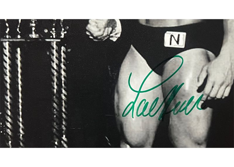 Lou Ferrigno Signed 8x10 Photo With Arnold Schwarzenegger JSA