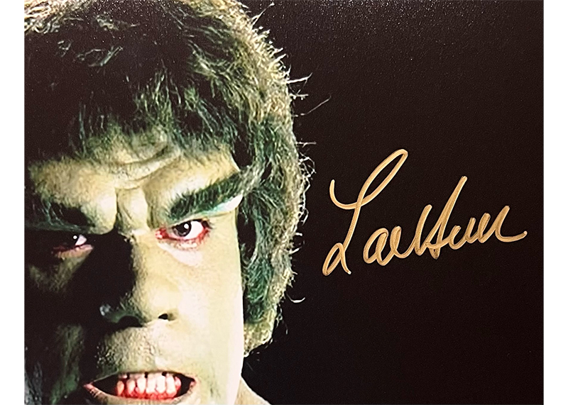 Lou Ferrigno Signed The Incredible Hulk 11x14 Photo JSA