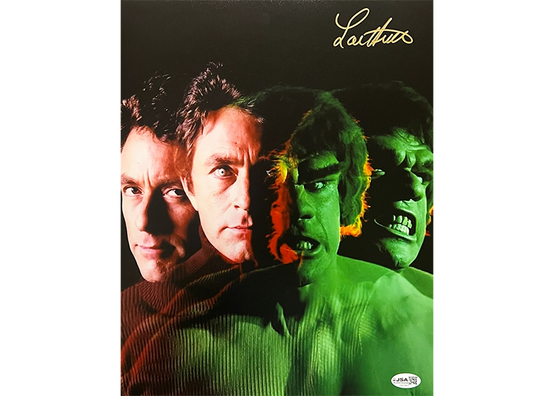 Lou Ferrigno Signed The Incredible Hulk 11x14 Photo JSA