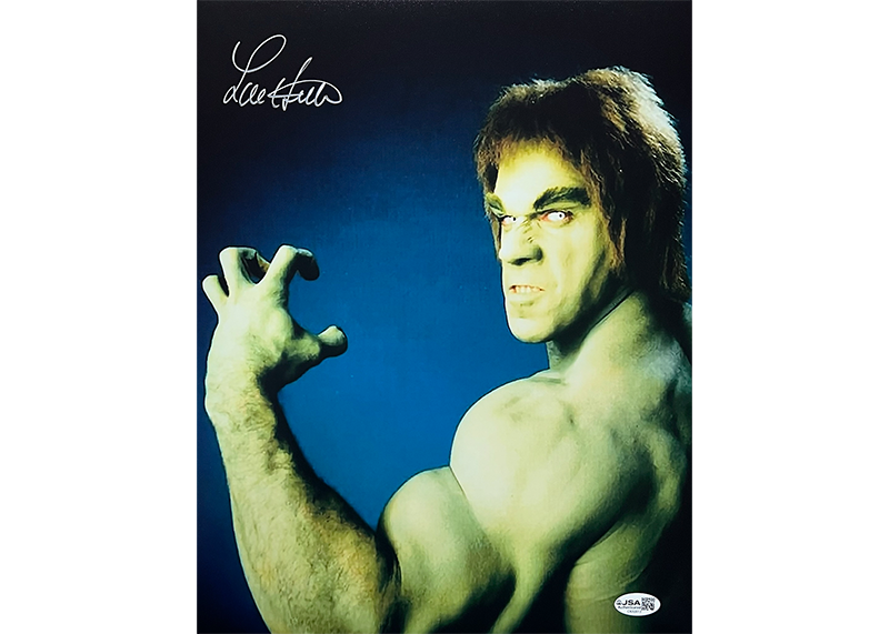 Lou Ferrigno Signed The Incredible Hulk 11x14 Photo JSA