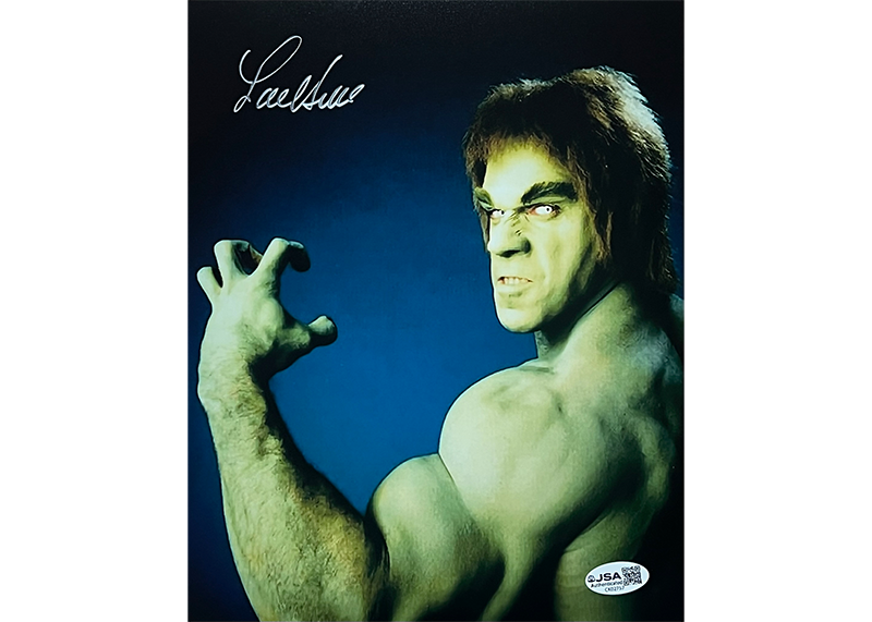 Lou Ferrigno Signed The Incredible Hulk 8x10 Photo JSA