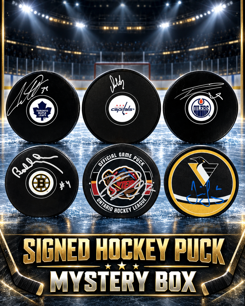 Signed Hockey Puck Mystery Box