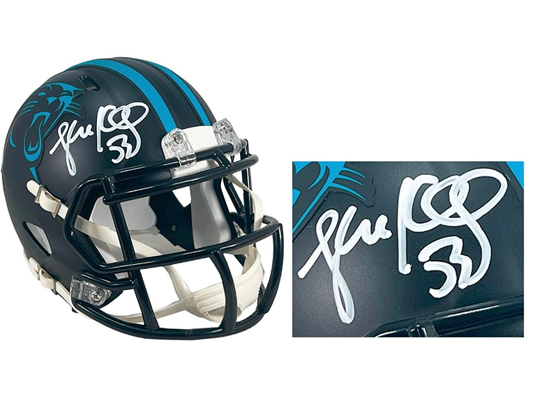 Luke Kuechly Signed Carolina Panthers Alternate Mini Football Helmet Beckett