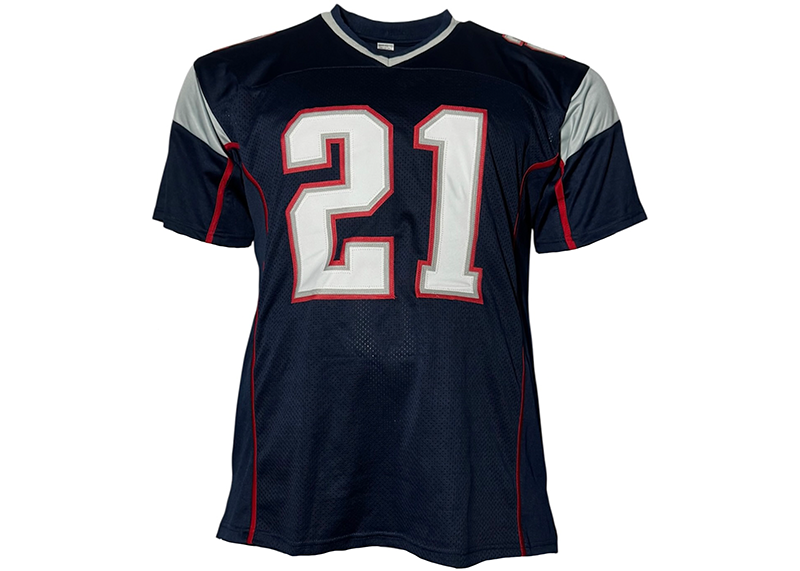 Malcolm Butler Signed New England Blue Football Jersey JSA