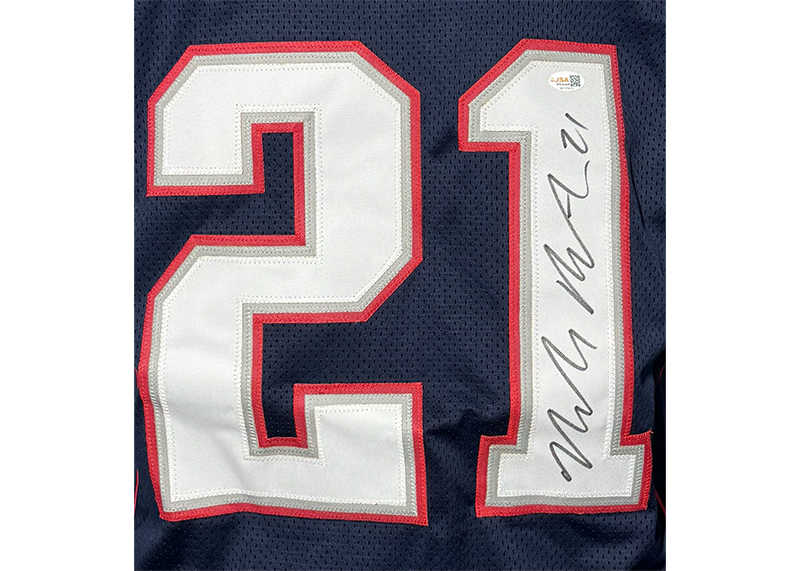 Malcolm Butler Signed New England Blue Football Jersey JSA