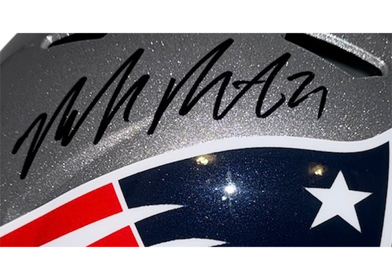 Malcolm Butler Signed New England Patriots Speed Full Size JSA
