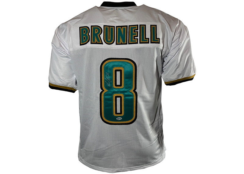 Mark Brunell Signed Jacksonville White Football Jersey Beckett