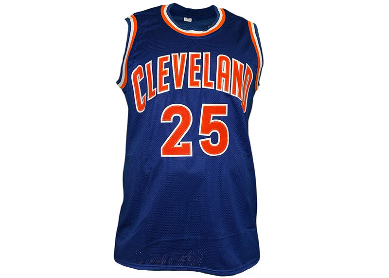 Mark Price Signed Cleveland Blue  Basketball Jersey JSA