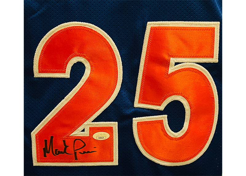 Mark Price Signed Cleveland Blue  Basketball Jersey JSA