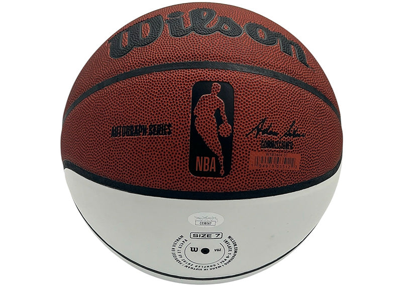 Mark Price & Brad Daugherty Signed Wilson Autograph Signature Basketball JSA
