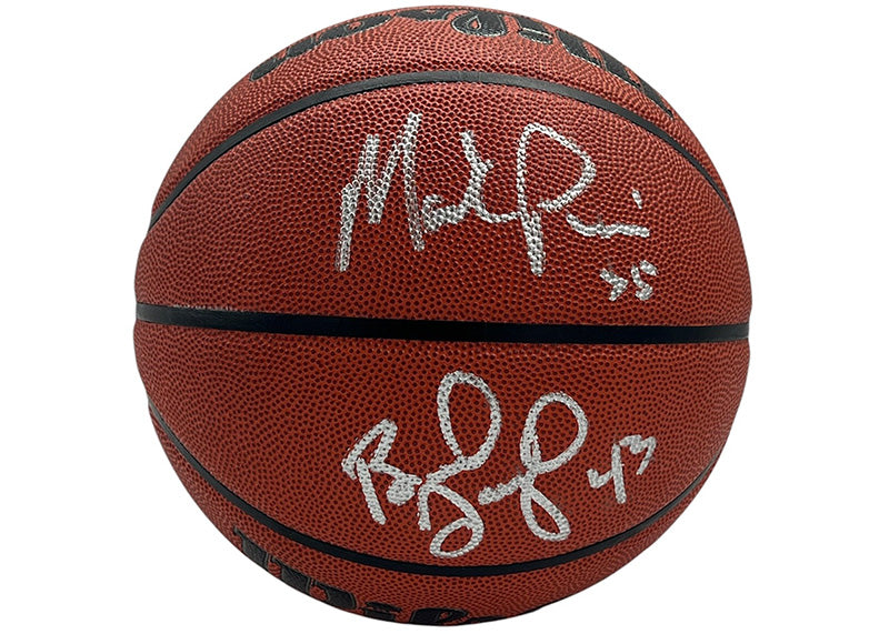 Mark Price & Brad Daugherty Signed Wilson Basketball JSA