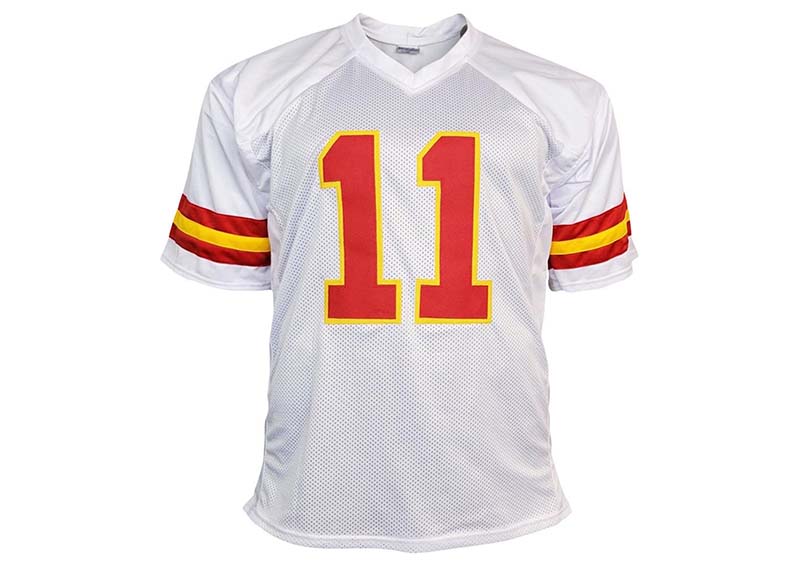 Marquez Valdes-Scantling Autographed Kansas City White Football Jersey JSA