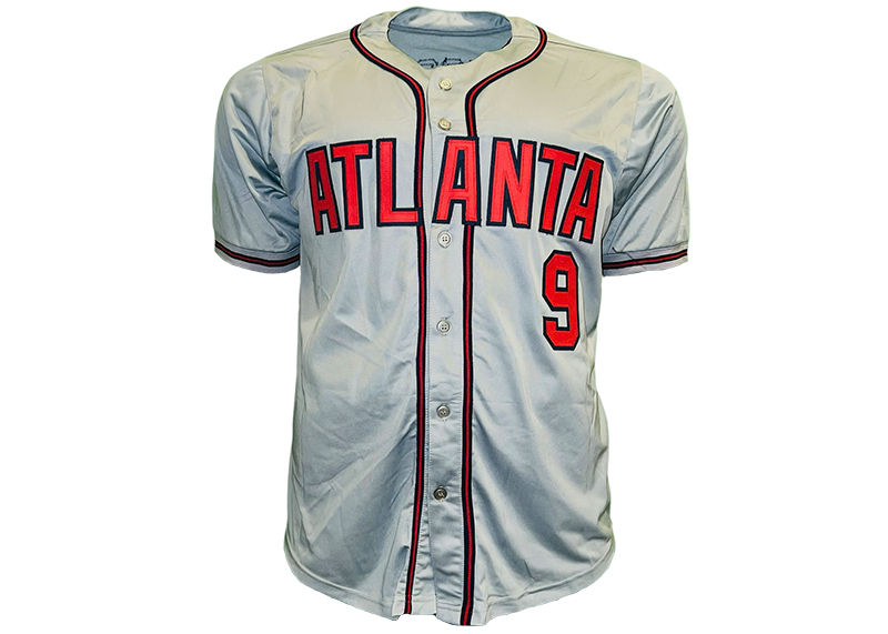Marquis Grissom Signed Atlanta Gray Baseball Jersey JSA