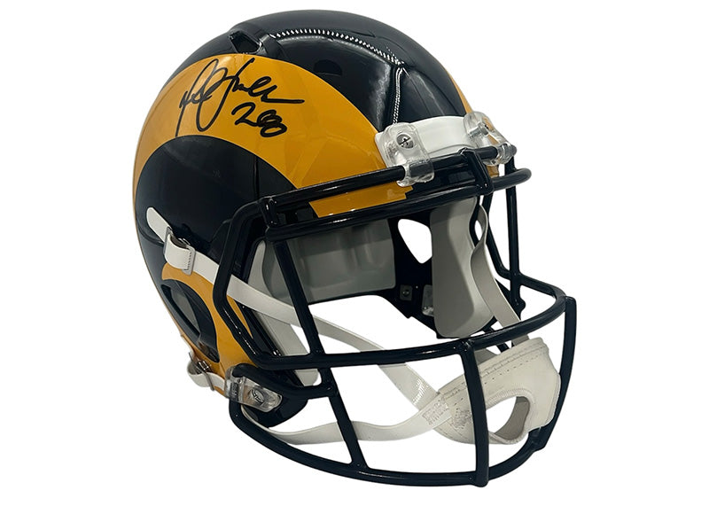 Marshall Faulk Signed St. Louis Rams Full Size Helmet Beckett