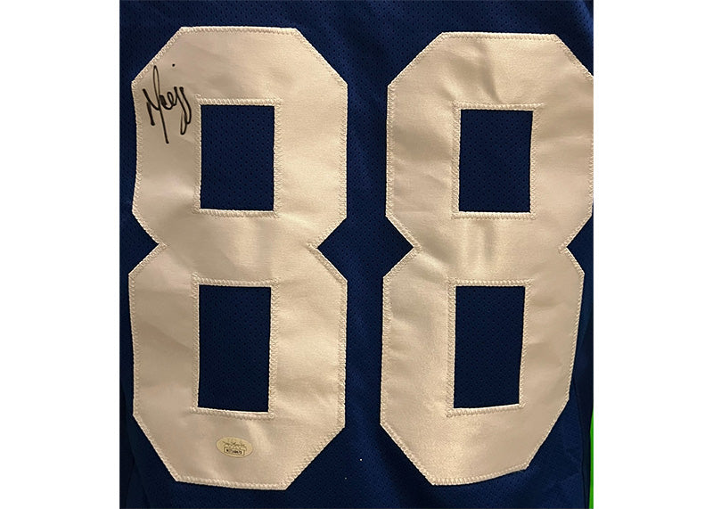 Marvin Harrison Signed Indianapolis Blue Football jersey JSA
