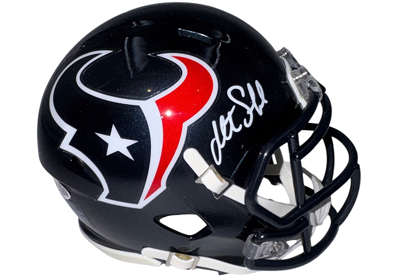 Matt Schaub Signed Houston Texans Speed Mini Helmet JSA