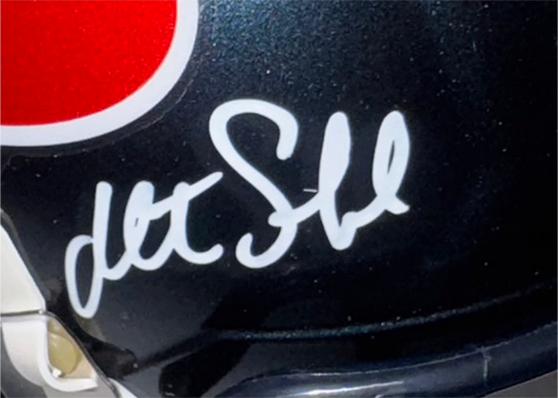 Matt Schaub Signed Houston Texans Speed Mini Helmet JSA