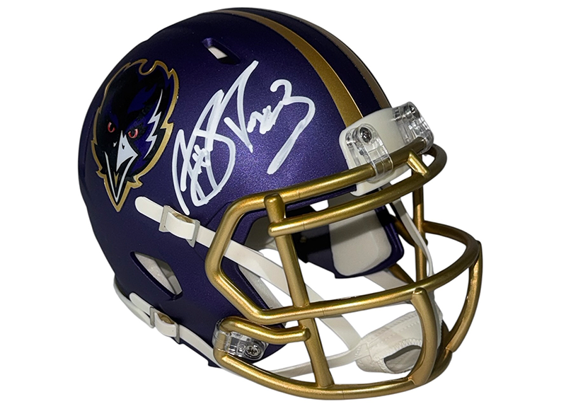 Matt Stover Signed Ravens 2024 On Field Alternate Mini Beckett