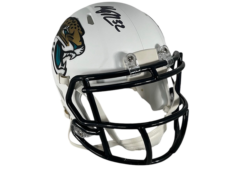 Maurice Jones-Drew Signed Jacksonville Jaguars Lunar Mini Football Helmet Becket