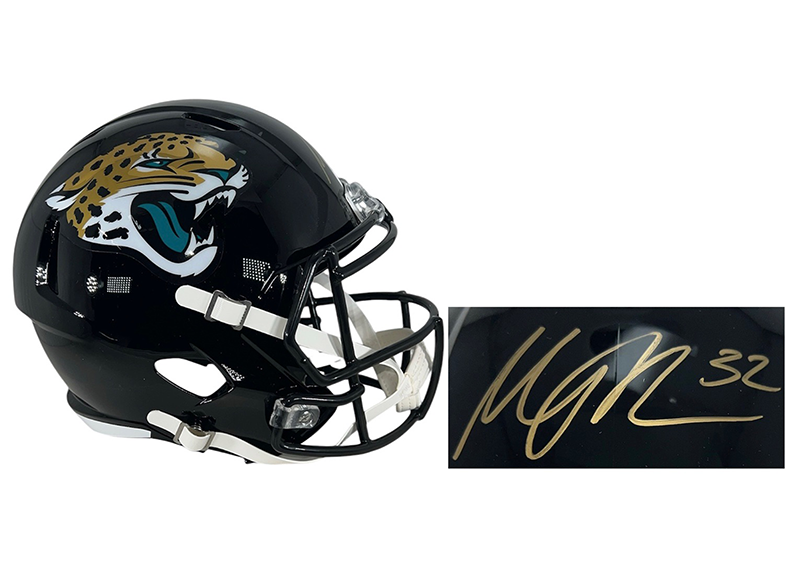 Maurice Jones-Drew Signed Jacksonville Jaguars Speed Full Size Football Helmet Beckett