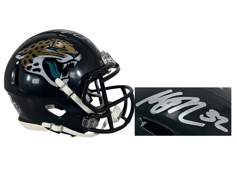 Maurice Jones-Drew Signed Jacksonville Jaguars Speed Mini Football Helmet Beckett