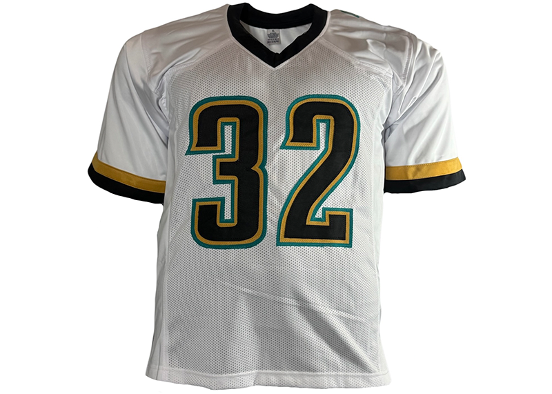 Maurice Jones-Drew Signed Jacksonville White Football Jersey Beckett
