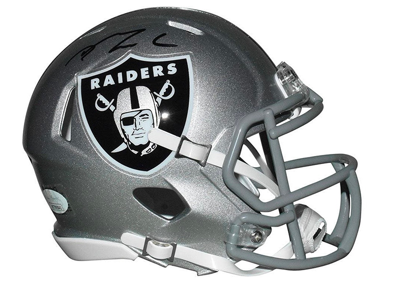 Maxx Crosby Signed Las Vegas Raiders Speed Mini Football Helmet (JSA)