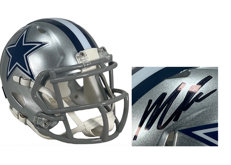 Micah Parsons Signed Dallas Cowboys Speed Mini Football Helmet (Fanatics)