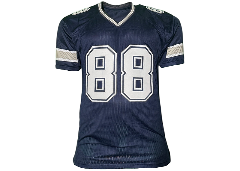 Michael Irvin Signed Dallas Blue Football Jersey Beckett