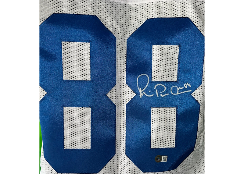 Michael Irvin Signed Dallas White Football Jersey Beckett