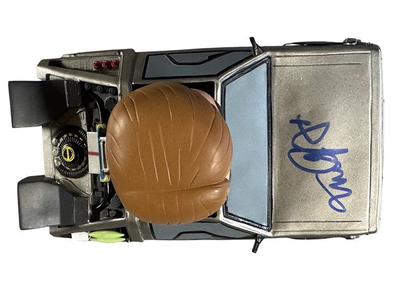 Michael J Fox Signed Back To Future POP! Rides Time Machine Beckett