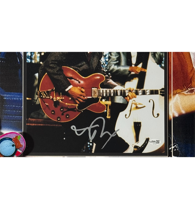 Michael J Fox Signed Back to the Future Johnny B Goode Photo 3D LED Frame JSA
