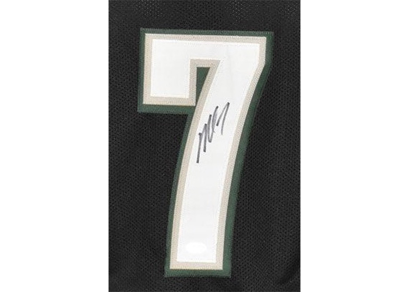 Michael Vick Autographed (Signed) Custom Black Football Jersey Beckett