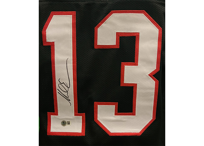 Mike Evans Signed Tampa Bay Black Football Jersey Beckett