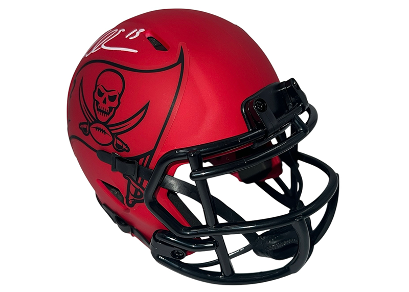 Mike Evans Signed Tampa Bay Buccaneers Rave Mini Helmet Beckett
