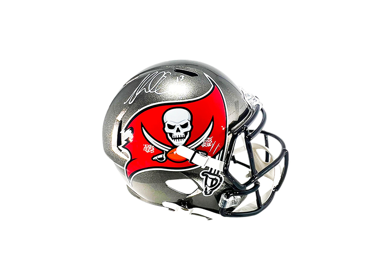 Mike Evans Signed Tampa Bay Buccaneers Speed Full Size Replica Football Helmet Beckett