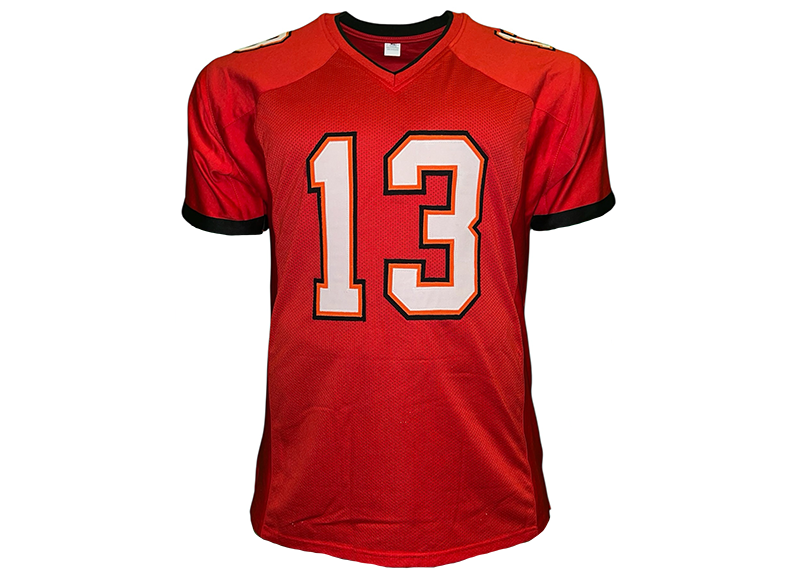 Mike Evans Unsigned Tampa Bay Red Football Jersey