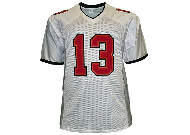 Mike Evans Unsigned Tampa Bay White Football Jersey