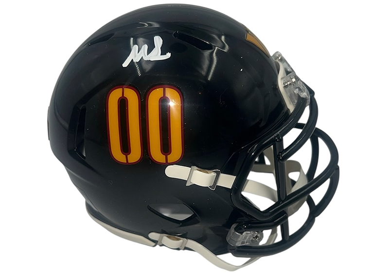 Mike Sainristil Signed Washington Commanders Alternate Mini Helmet Beckett