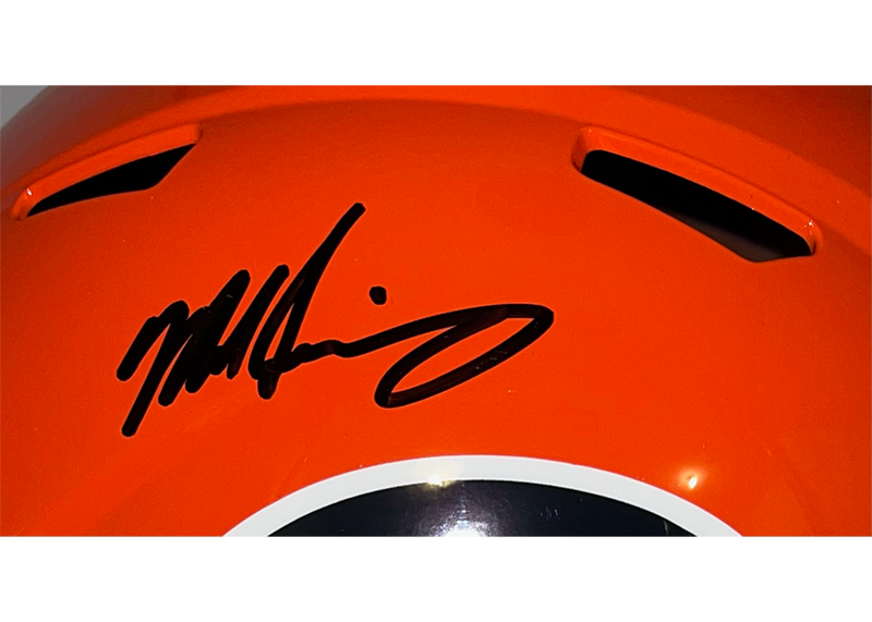 Mike Singletary Signed Chicago Bears Alternate Full Size Helmet JSA