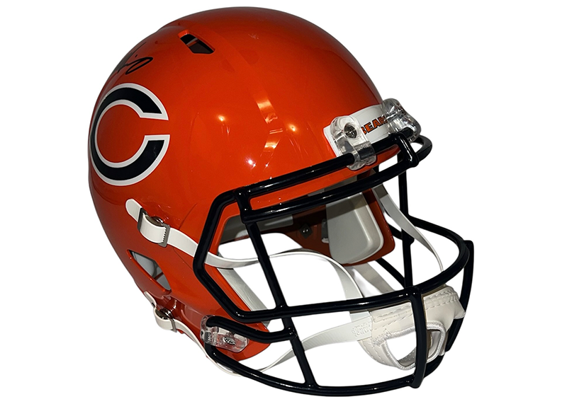 Mike Singletary Signed Chicago Bears Alternate Full Size Helmet JSA