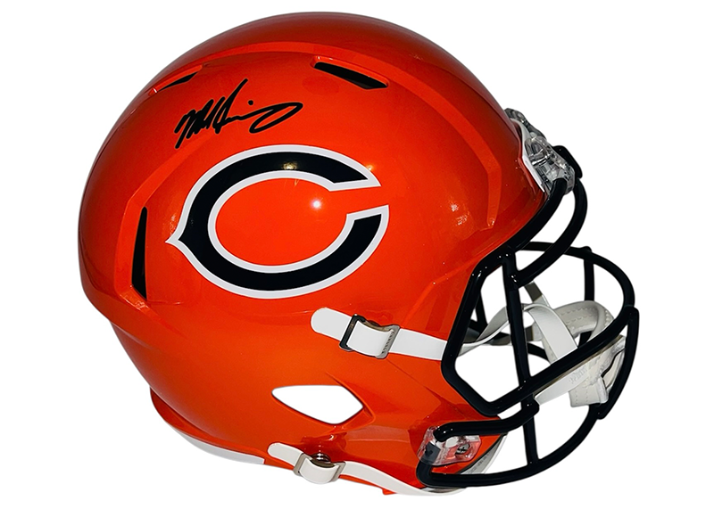 Mike Singletary Signed Chicago Bears Alternate Full Size Helmet JSA