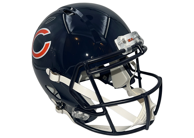 Mike Singletary Signed Chicago Bears Full Size Speed Helmet JSA