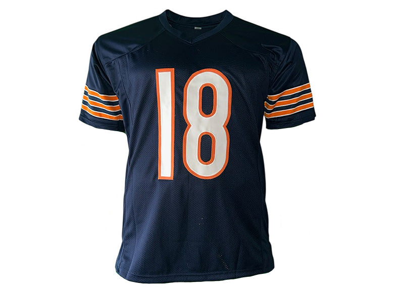 Mike Tomczak Signed Chicago Blue Football Jersey Beckett