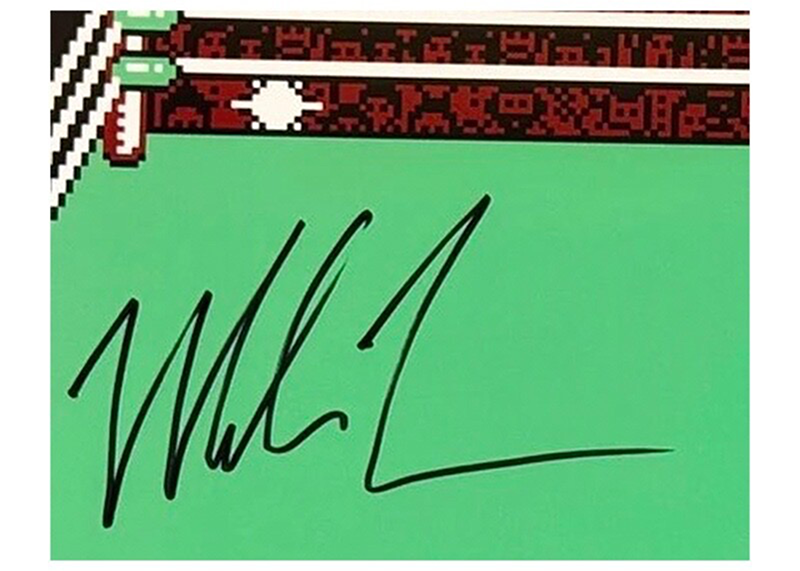 Mike Tyson Autographed 16X20 "Punch Out" Poster Beckett