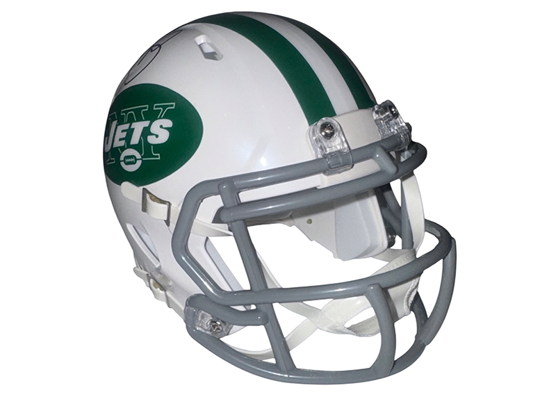 Minkah Fitzpatrick Signed New York Jets Speed Mini Helmet JSA
