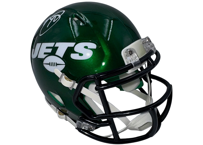 Minkah Fitzpatrick Signed New York Jets Alternate Speed Mini Helmet JSA