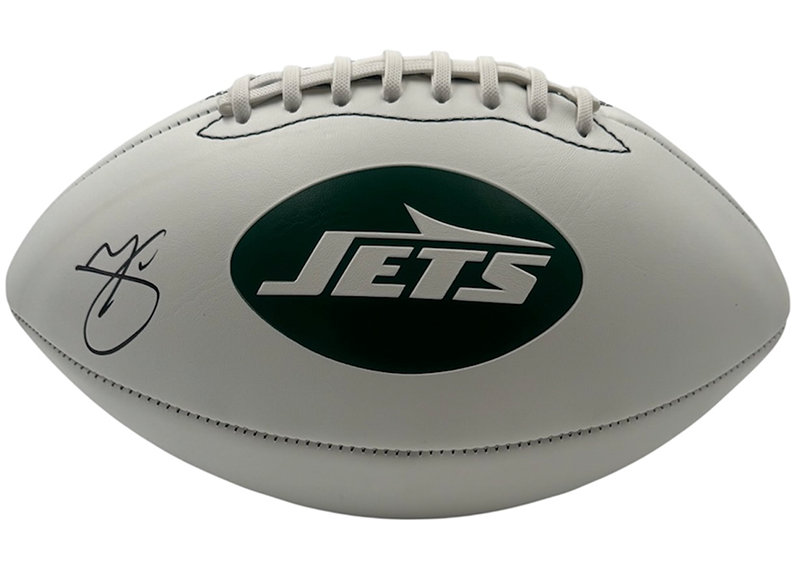Minkah Fitzpatrick Signed New York Jets Logo Football JSA